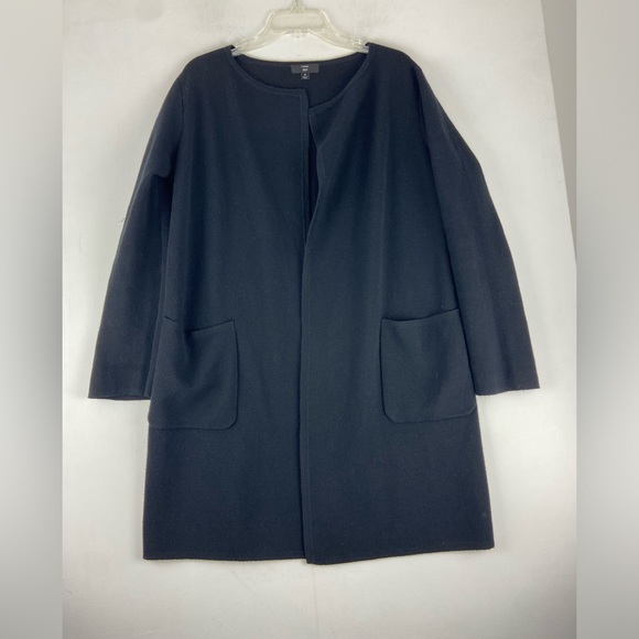 J Crew 365 Merino Wool Open Front Cardigan Heavy Sweater Coat Size Small (750) - Picture 2 of 9